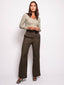 Wide Leg Pantsuit Trousers